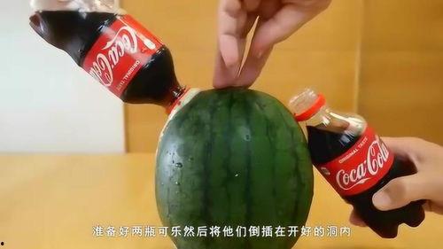 喝了可乐后吃瓜,酸甜碰撞的味蕾之旅